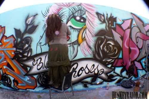 Detail Graffiti Lady Rose Nomer 52