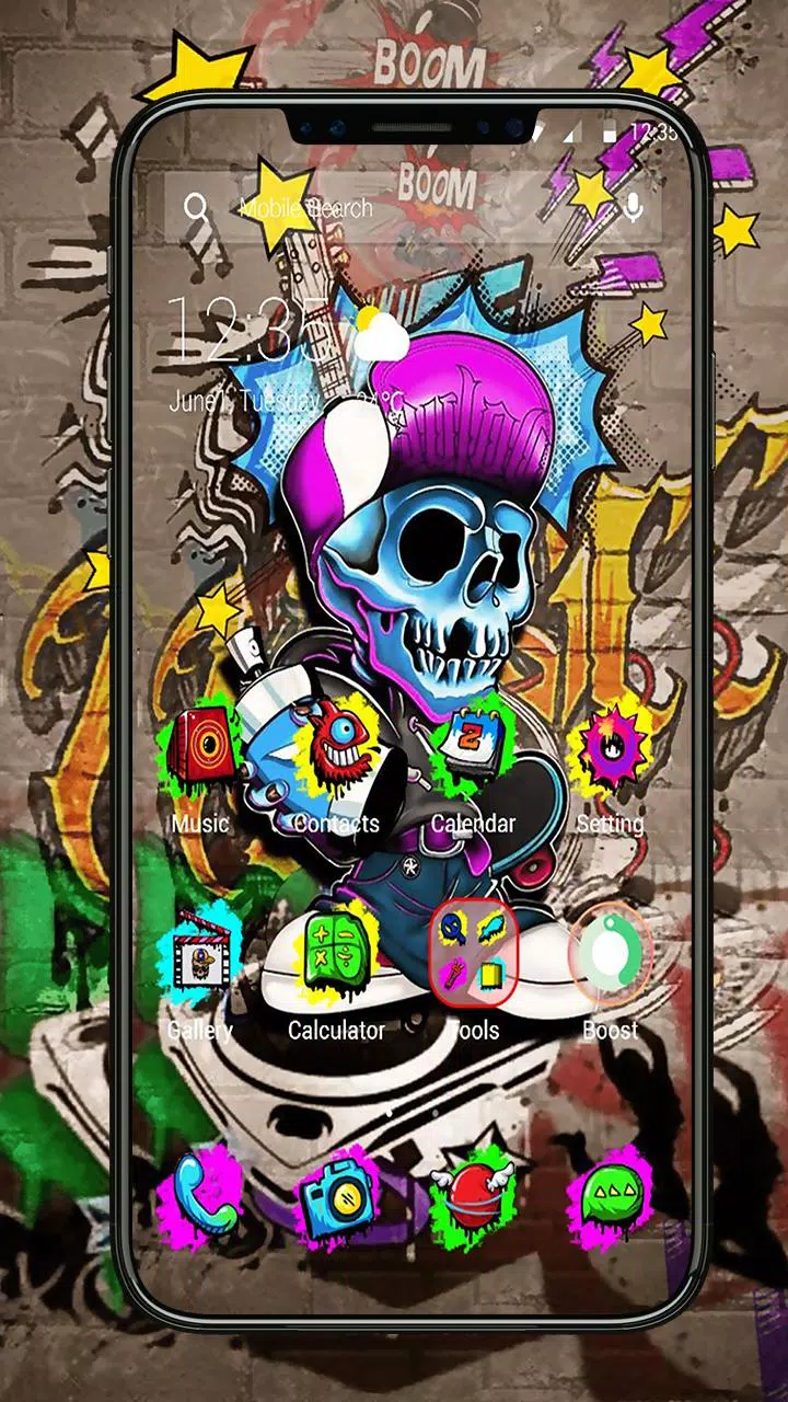 Detail Graffiti Launcher Vs Nomer 7