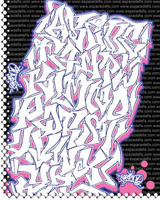 Detail Graffiti Letter Alphabet Styles Az Nomer 44