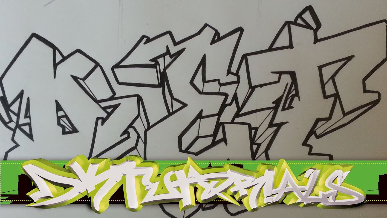 Detail Graffiti Letter D Wildstyle Nomer 42