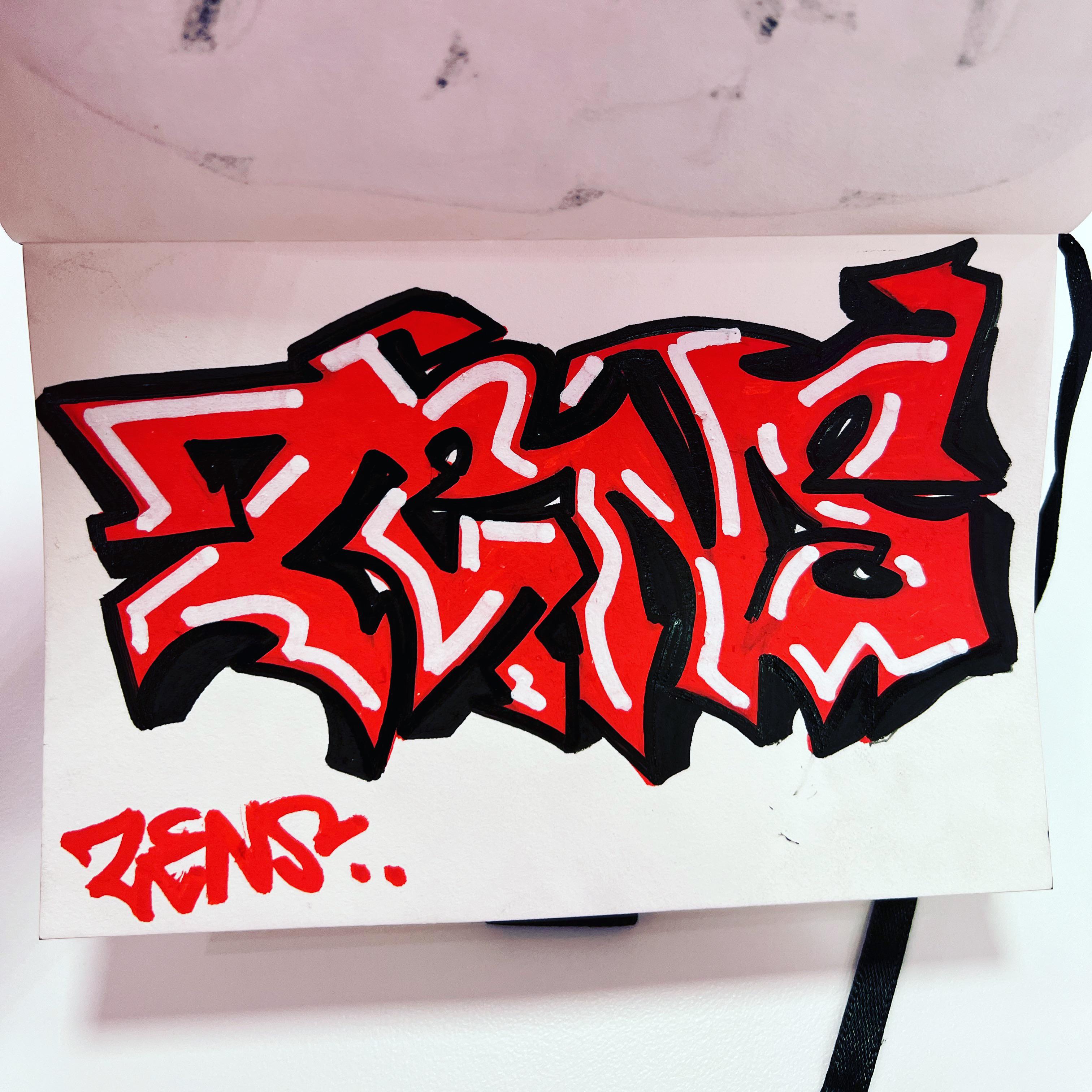 Detail Graffiti Letter Hard R 3d Nomer 2