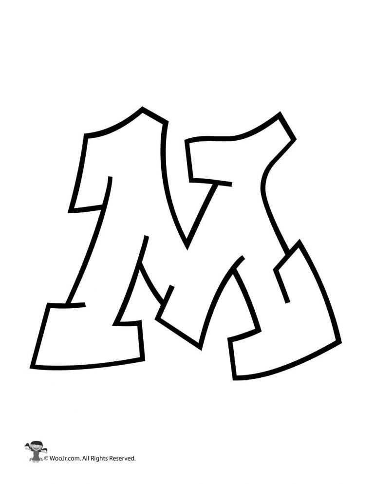 Graffiti Letter M - KibrisPDR