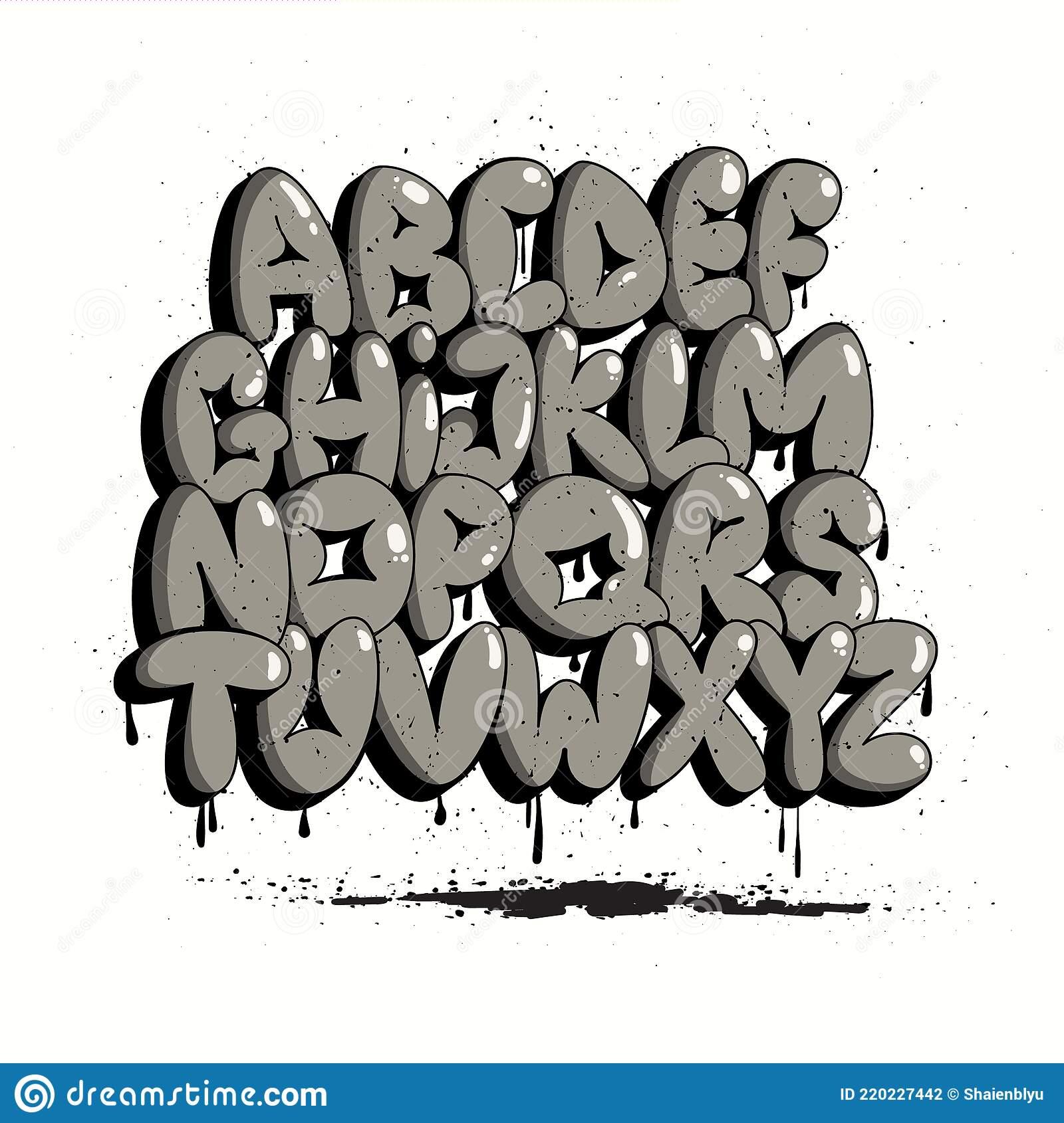 Detail Graffiti Letters Alphabet Wildstyle Az Nomer 34