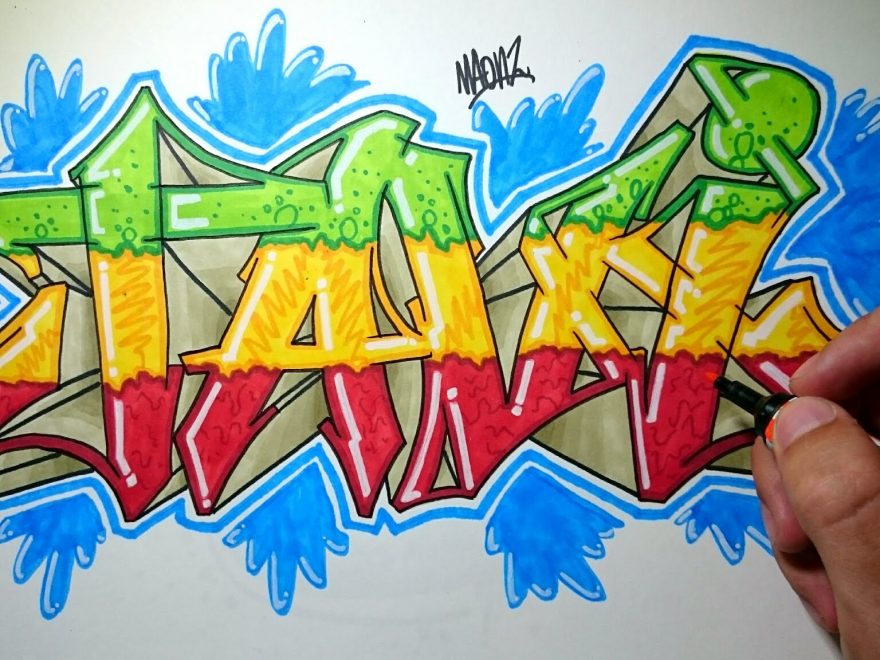 Detail Graffiti Letters Az To Draw Nomer 51