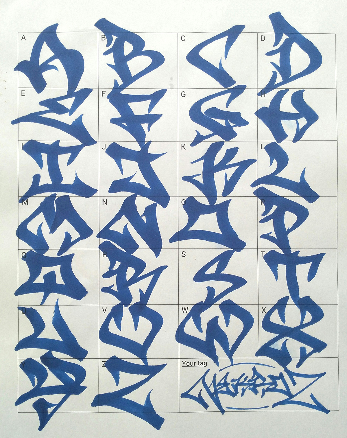 Detail Graffiti Letters Az Wildstyle Nomer 45