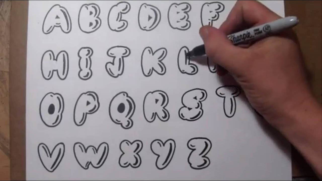 Detail Graffiti Letters Bubble Style Nomer 11