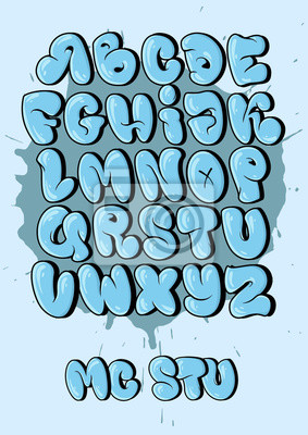 Detail Graffiti Letters Bubble Style Nomer 25