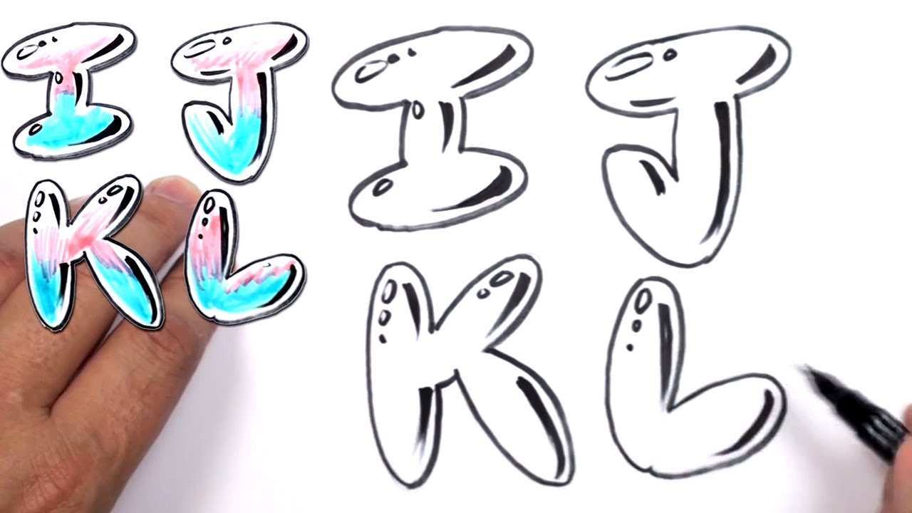 Detail Graffiti Letters Bubble Style Nomer 40