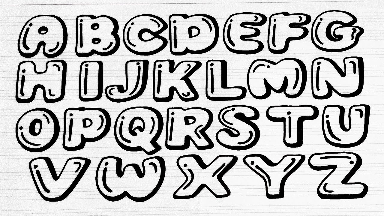 Detail Graffiti Letters Bubble Style Nomer 51