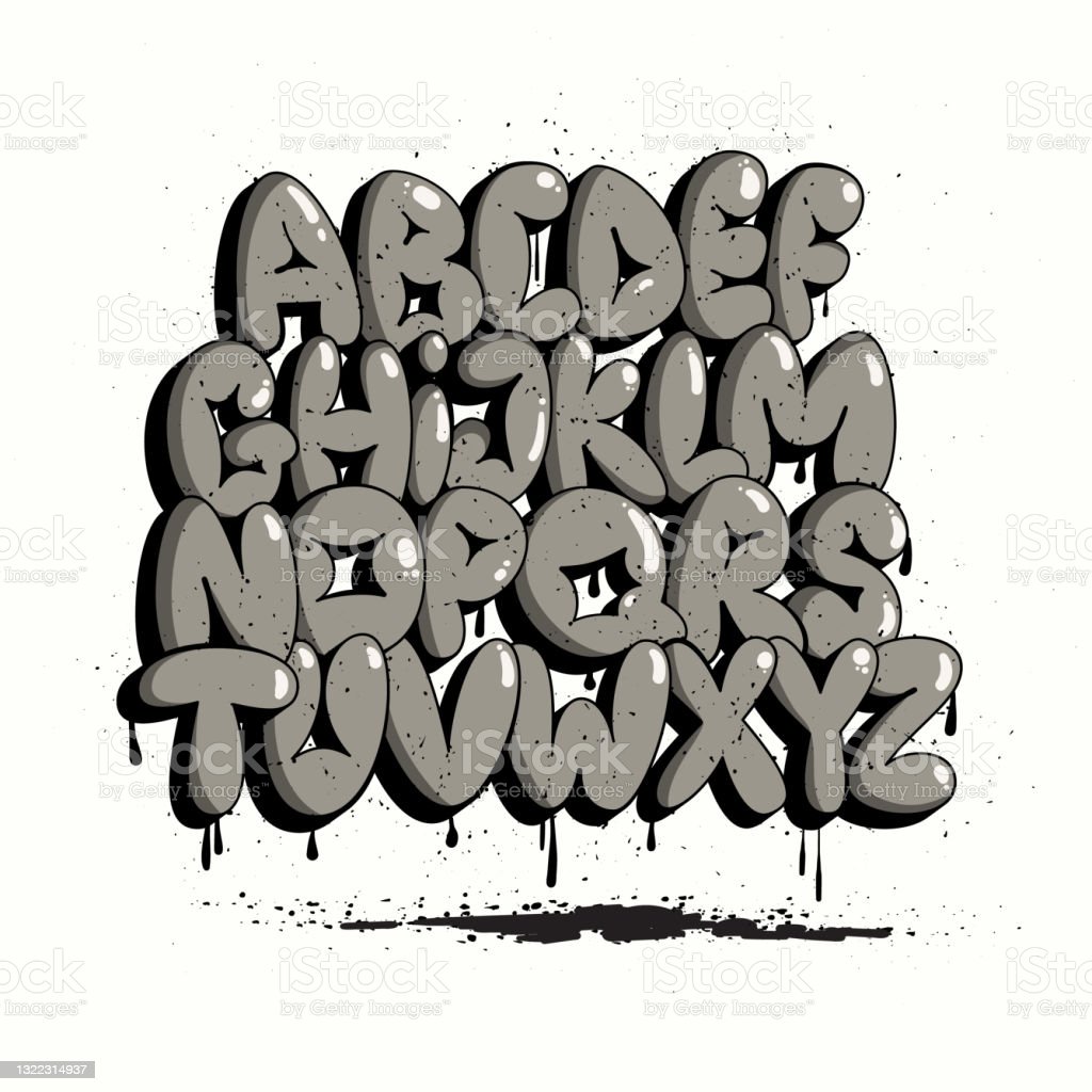 Detail Graffiti Letters Bubble Style Nomer 8
