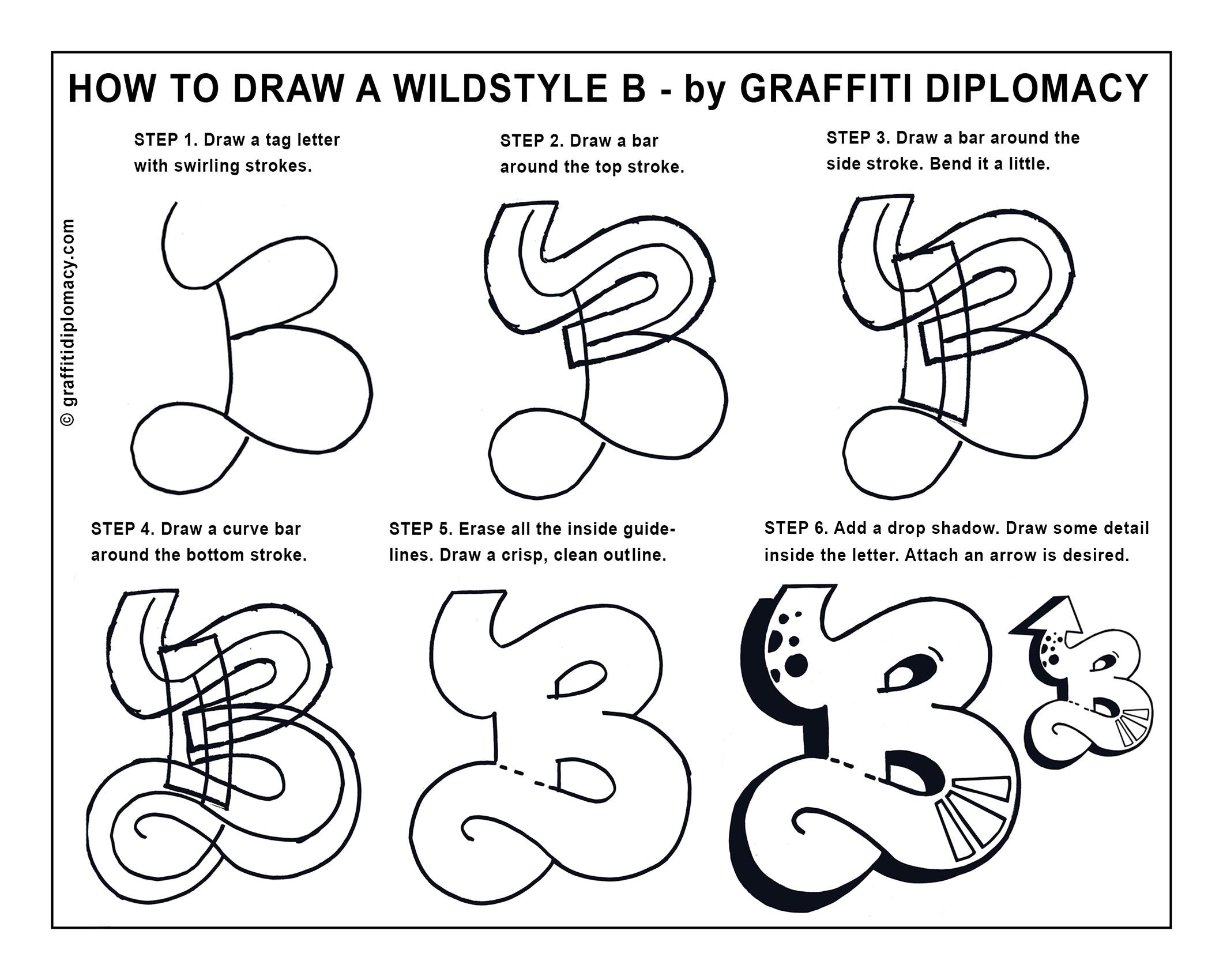 Graffiti Letters How To Draw Graffiti - KibrisPDR