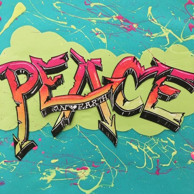 Detail Graffiti Letters Peace Nomer 24