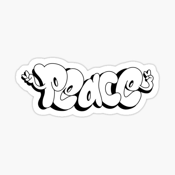 Detail Graffiti Letters Peace Nomer 48