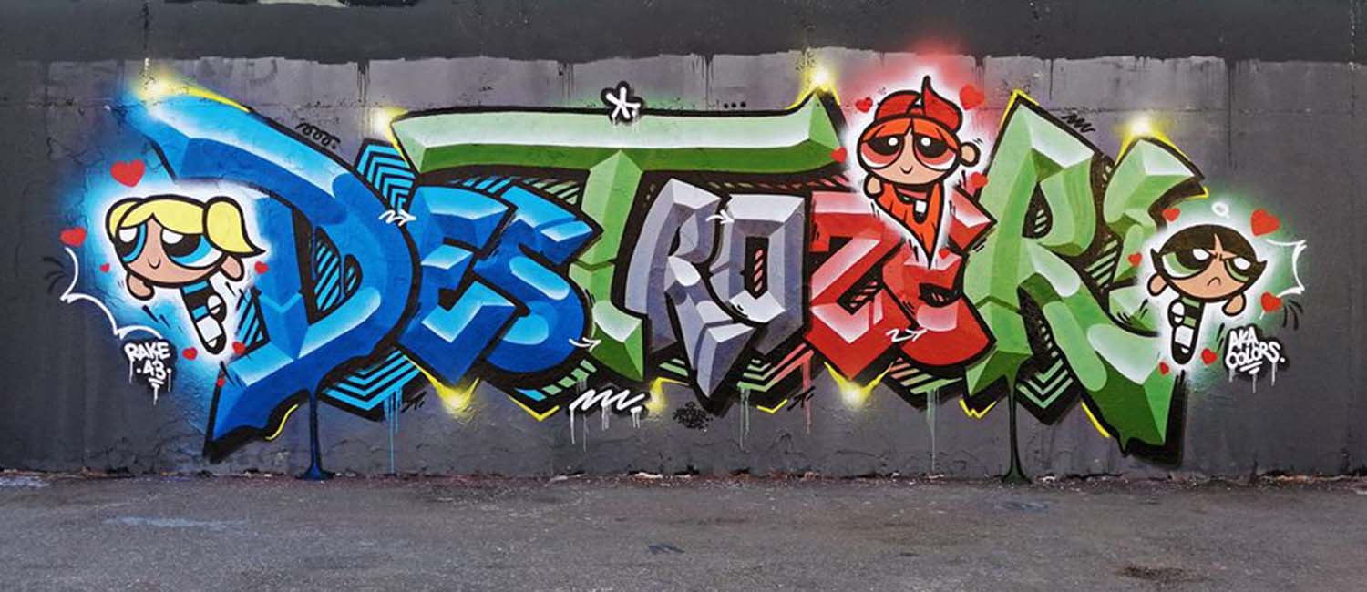 Graffiti Letters Wall - KibrisPDR