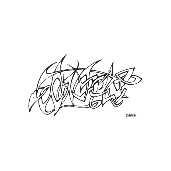 Detail Graffiti Line Dance Nomer 13