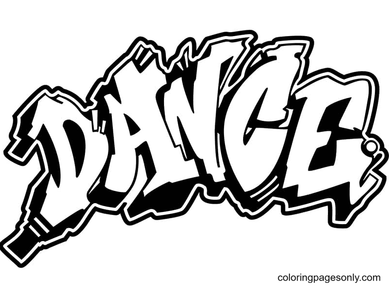 Detail Graffiti Line Dance Nomer 20