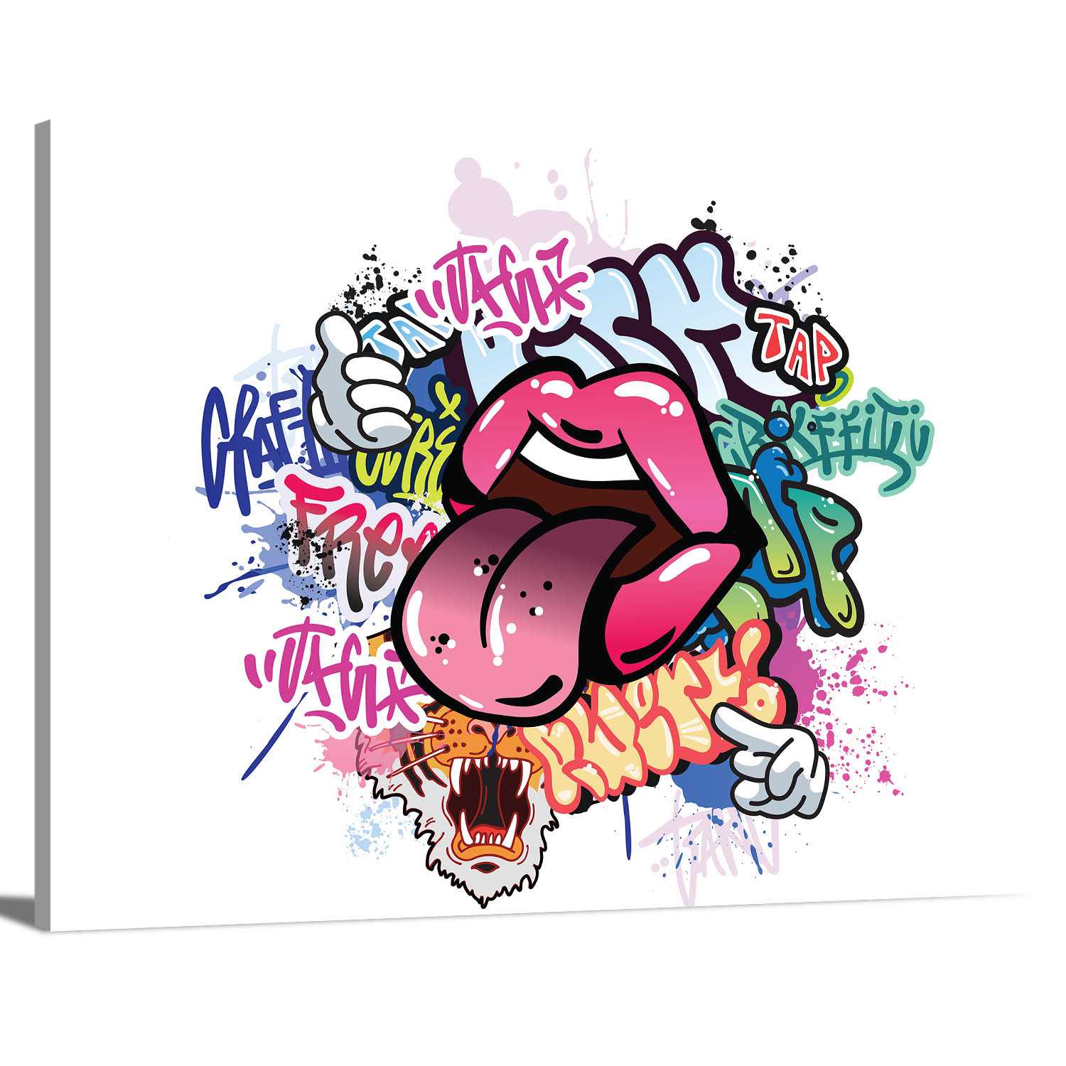 Detail Graffiti Lips Nomer 23