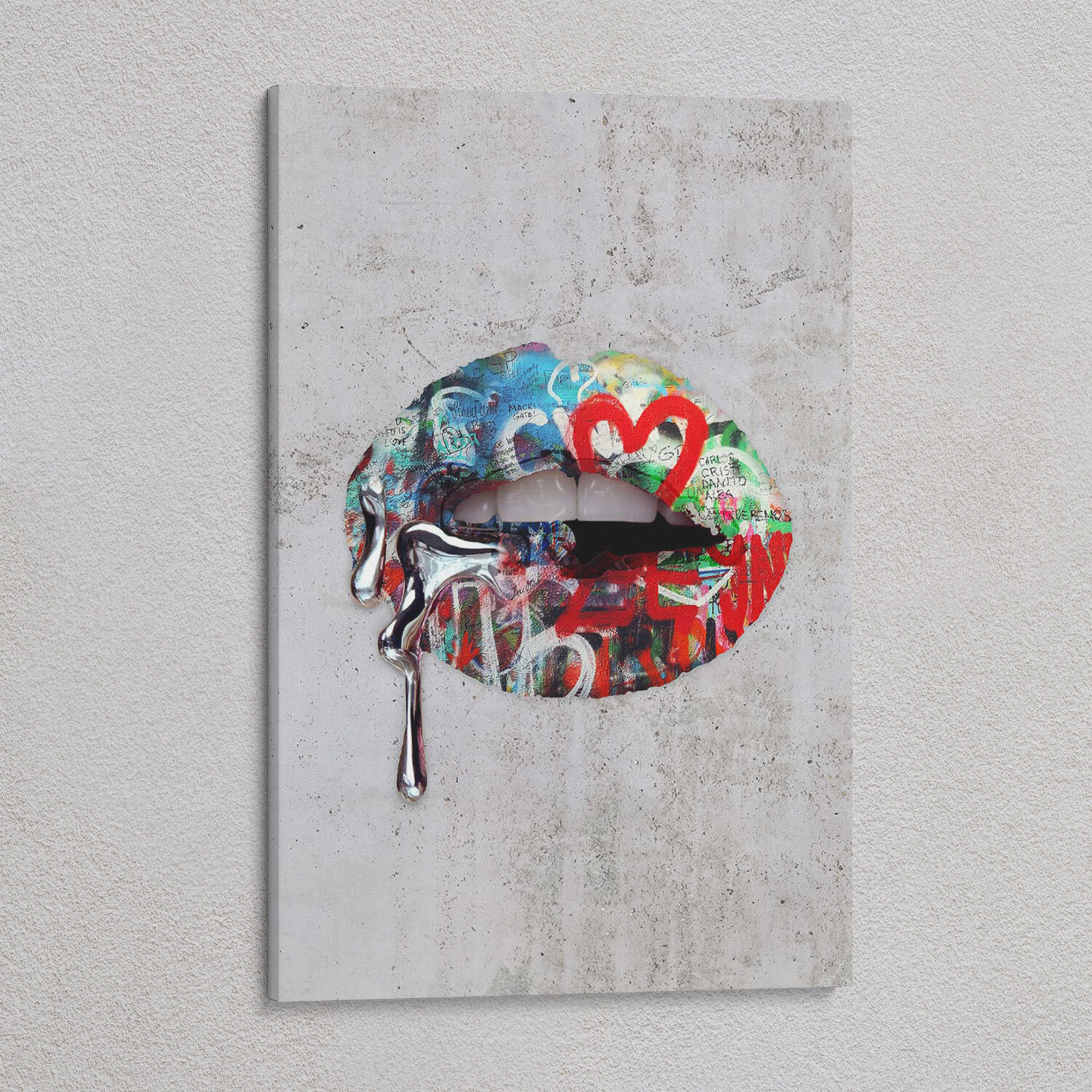 Detail Graffiti Lips Nomer 25