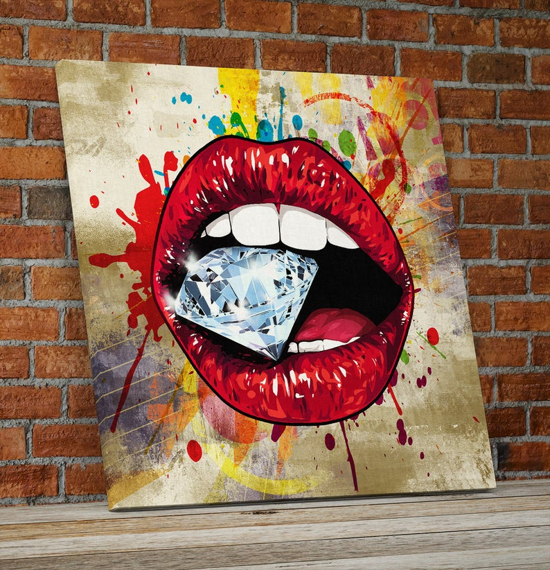 Detail Graffiti Lips Nomer 27
