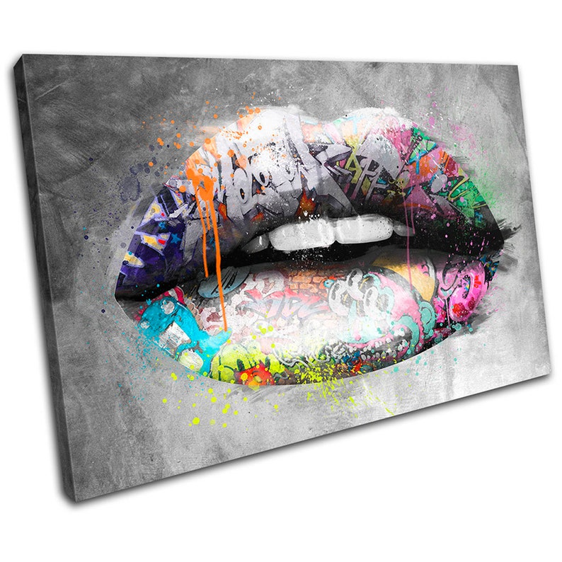Detail Graffiti Lips Nomer 30