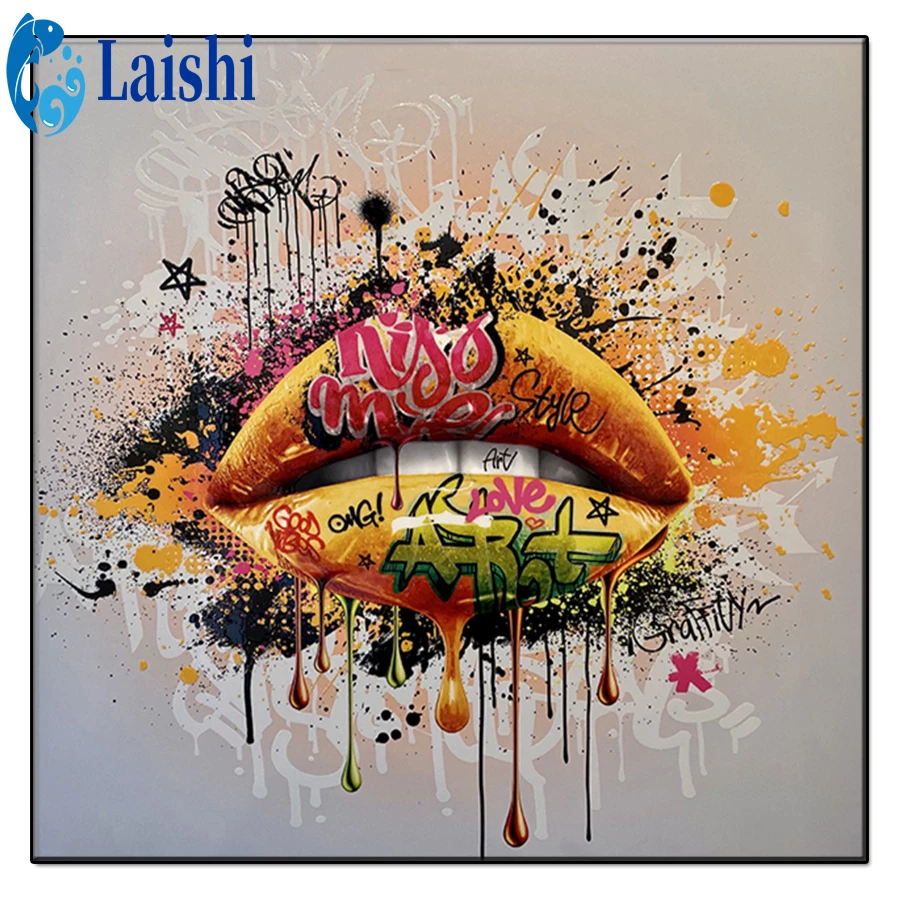 Detail Graffiti Lips Nomer 33