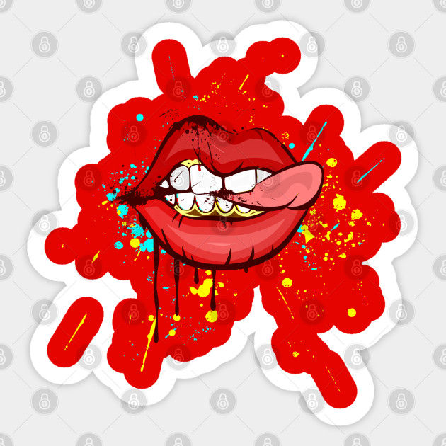 Detail Graffiti Lips Nomer 42