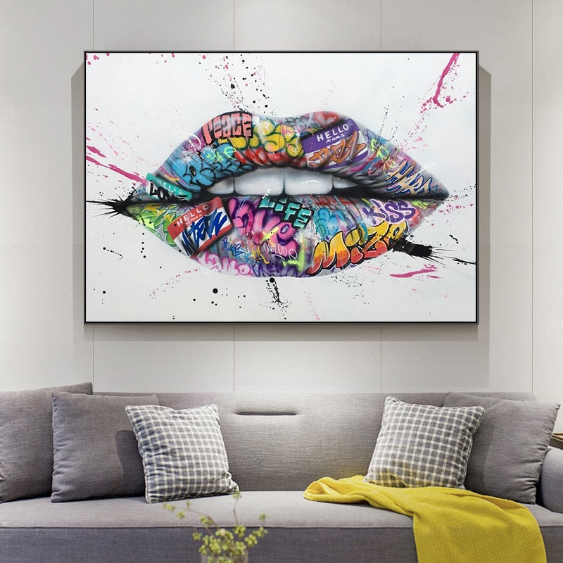 Detail Graffiti Lips Nomer 46
