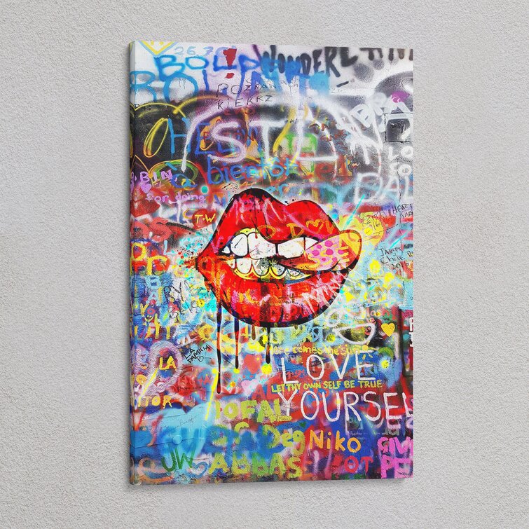 Detail Graffiti Lips Nomer 47