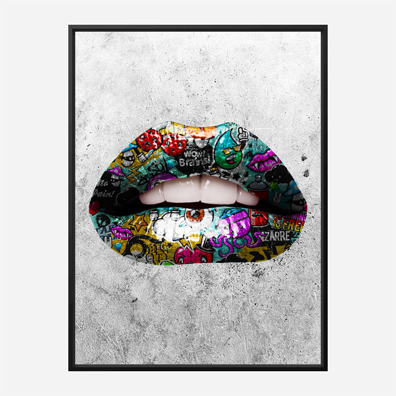 Detail Graffiti Lips Nomer 6