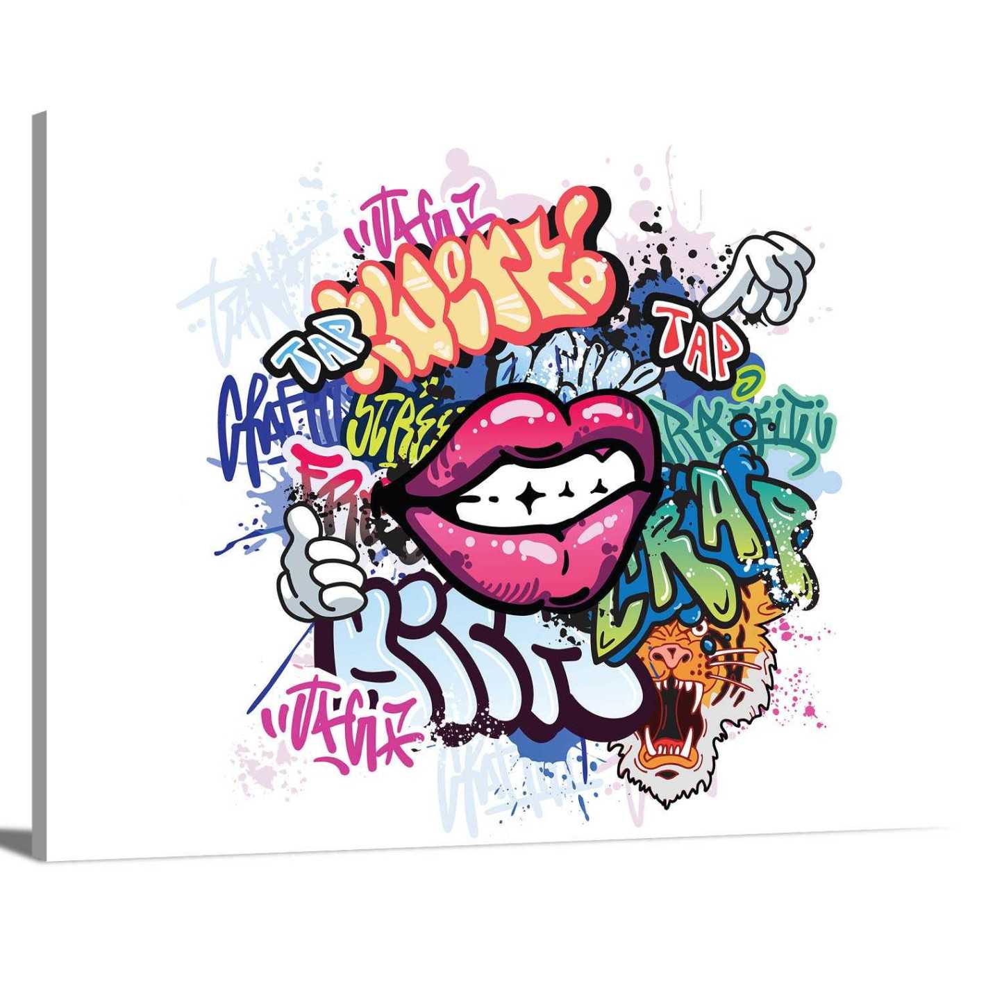 Detail Graffiti Lips Nomer 7