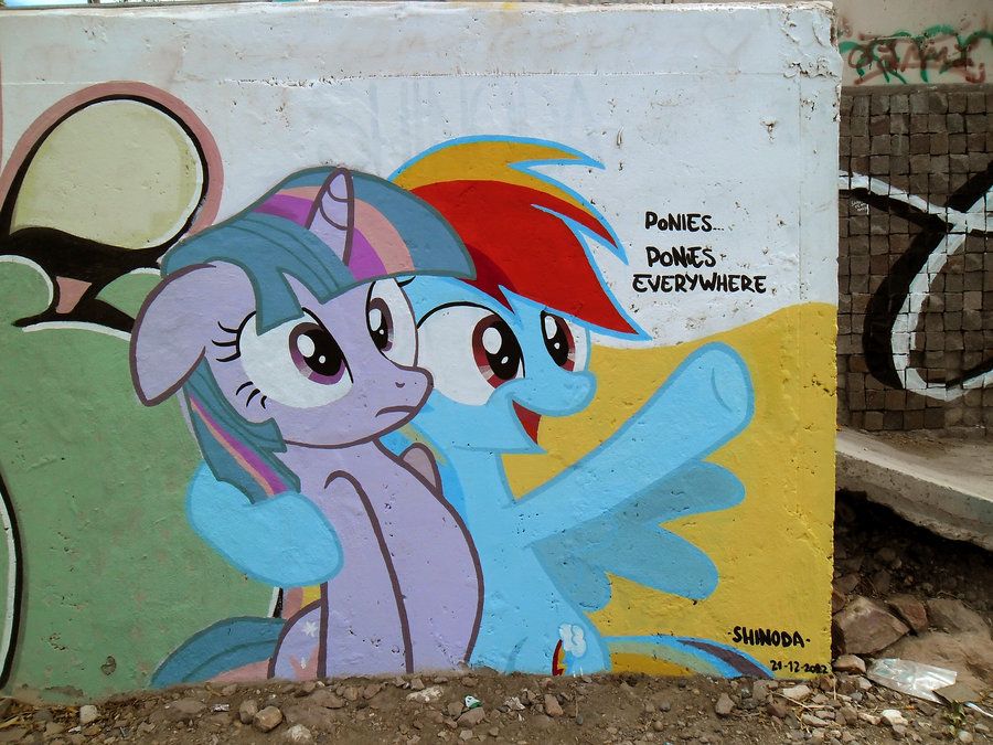 Detail Graffiti Little Pony Nomer 2