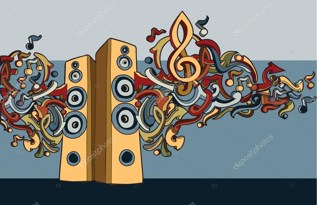 Detail Graffiti Loudspeaker Nomer 14