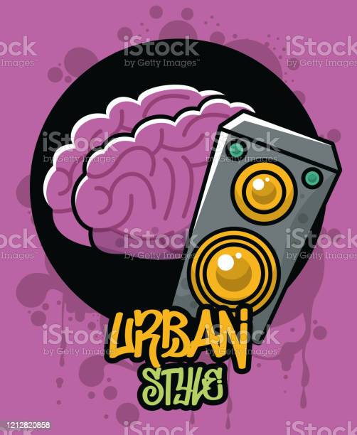 Detail Graffiti Loudspeaker Nomer 20