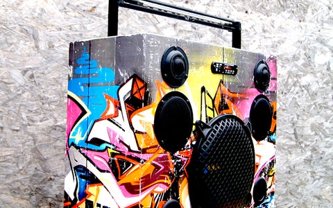 Detail Graffiti Loudspeaker Nomer 24