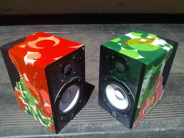Detail Graffiti Loudspeaker Nomer 32