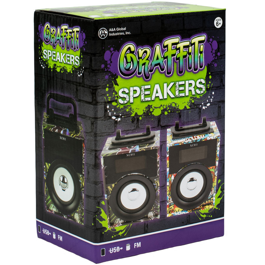 Detail Graffiti Loudspeaker Nomer 34