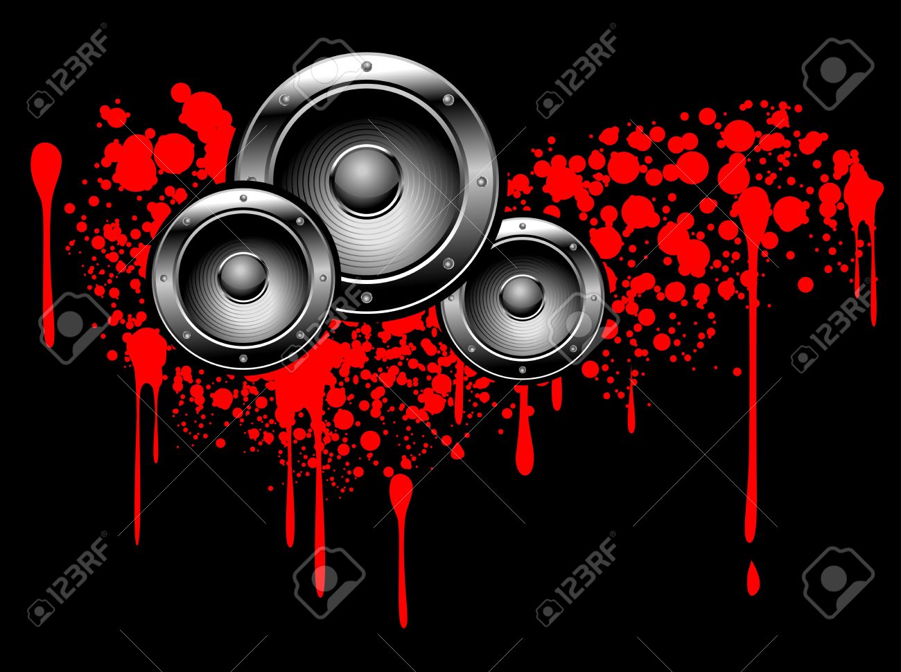Detail Graffiti Loudspeaker Nomer 5