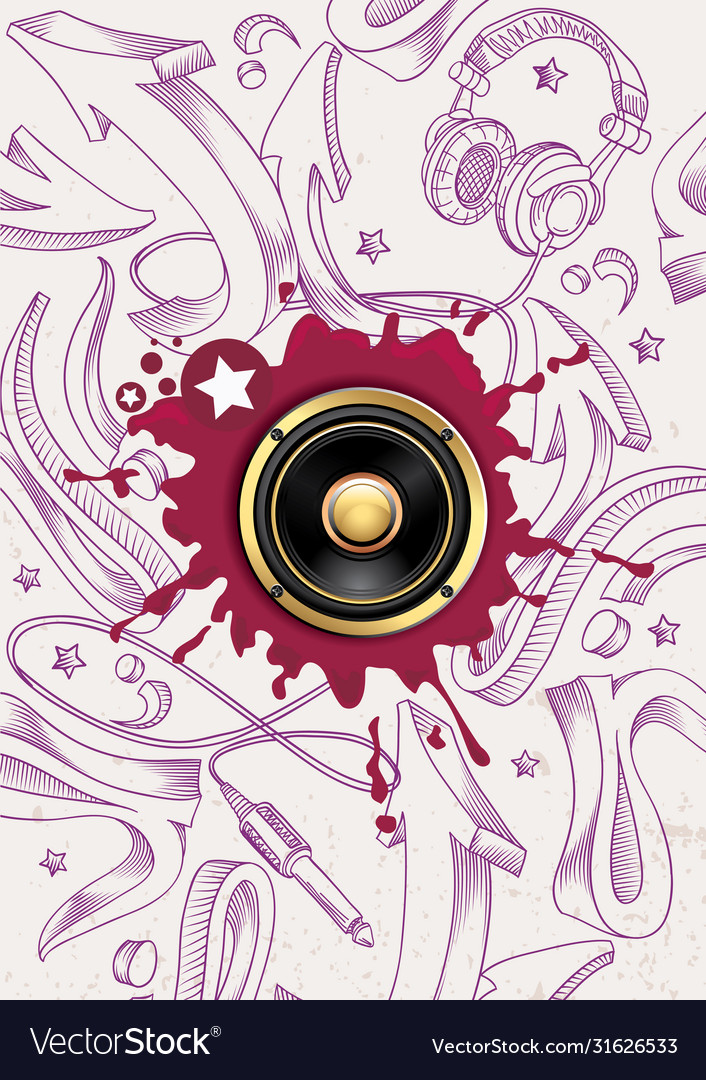 Detail Graffiti Loudspeaker Nomer 42