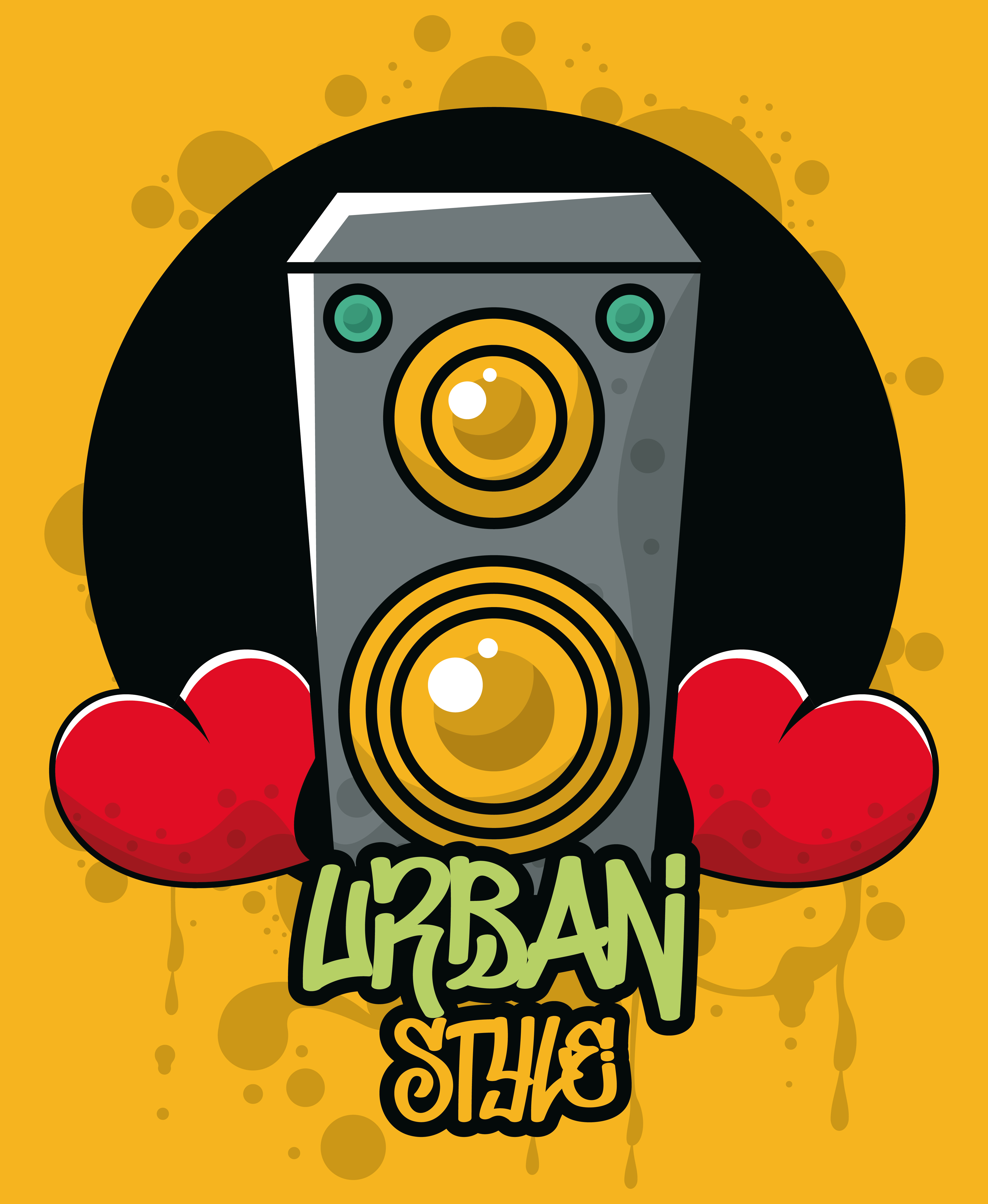 Detail Graffiti Loudspeaker Nomer 45