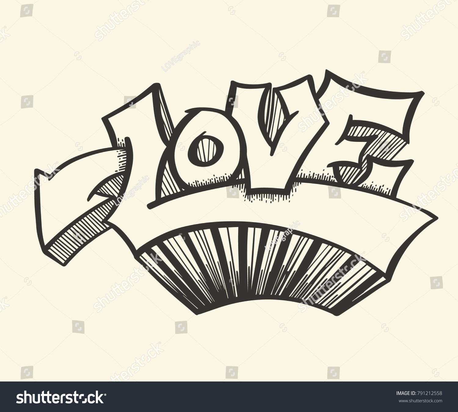 Detail Graffiti Love 3d Nomer 15