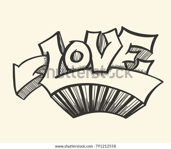 Detail Graffiti Love 3d Nomer 17