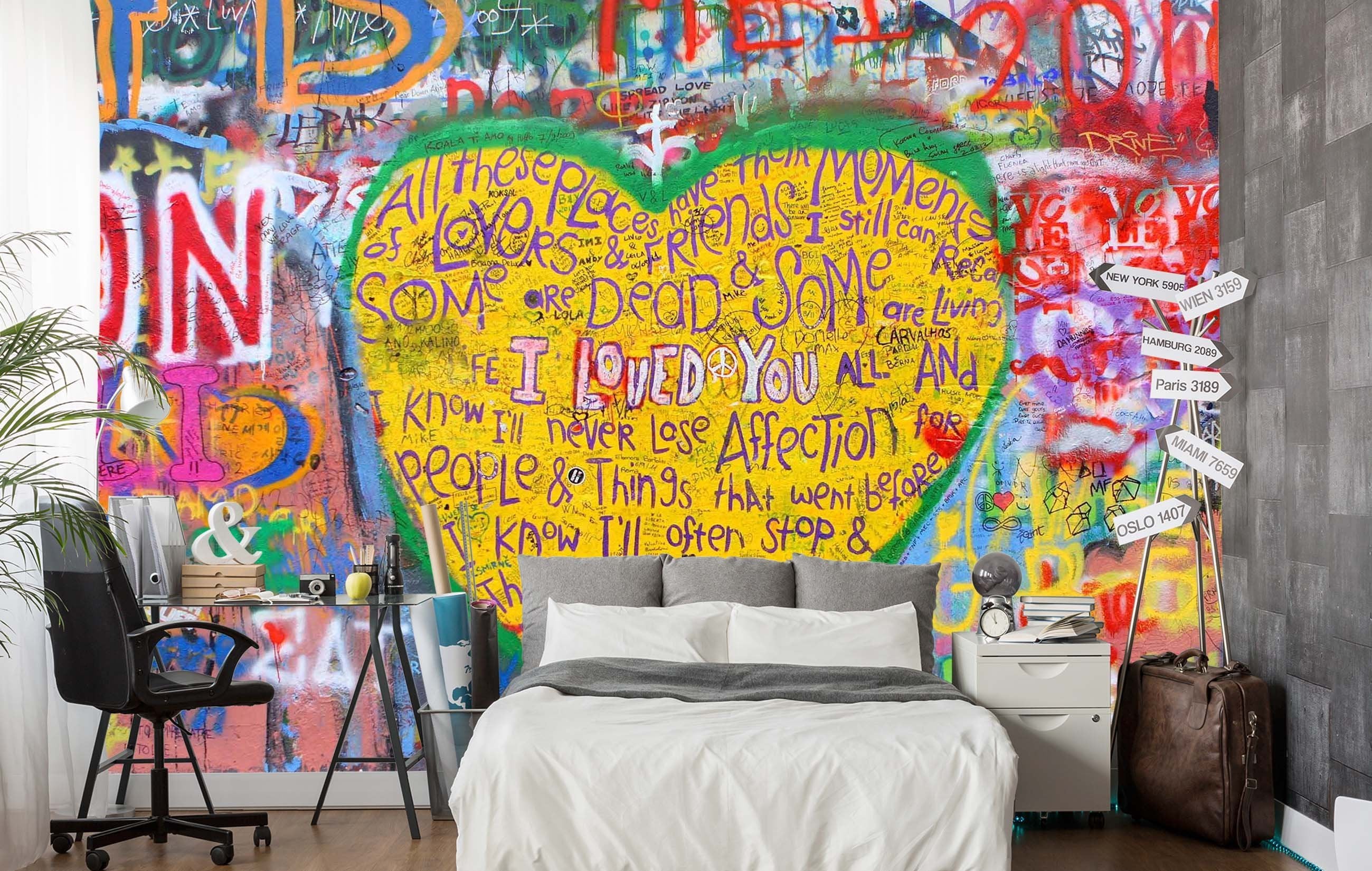 Detail Graffiti Love 3d Nomer 26