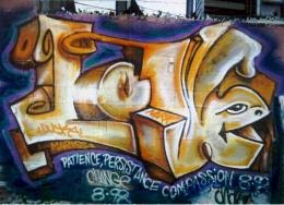 Detail Graffiti Love 3d Nomer 39