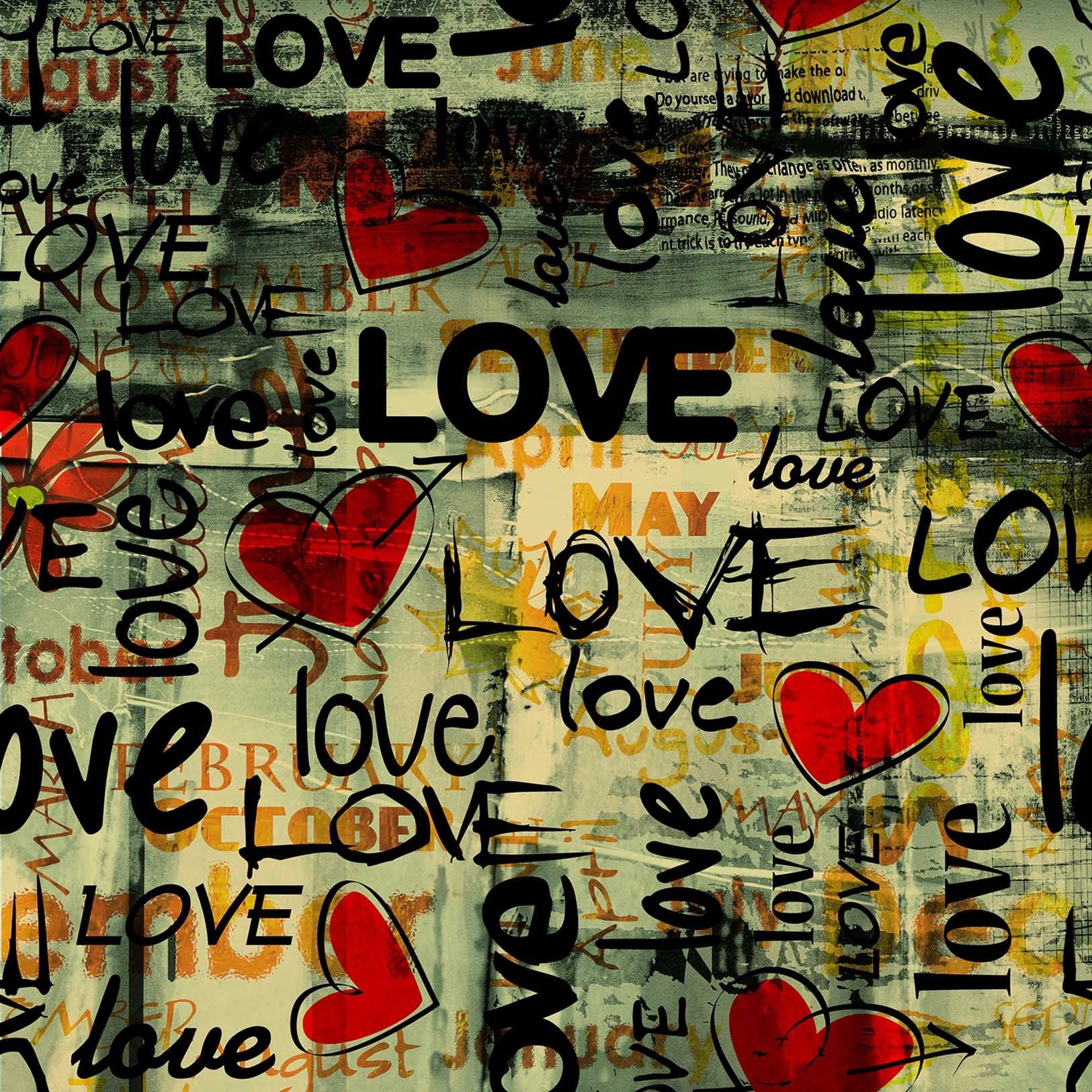 Detail Graffiti Love 3d Nomer 46