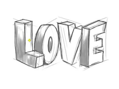 Detail Graffiti Love 3d Nomer 8