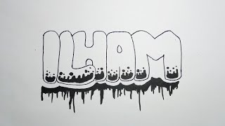 Detail Graffiti Love Ilham Nomer 22