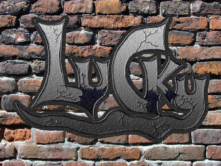 Detail Graffiti Lucky Nomer 6