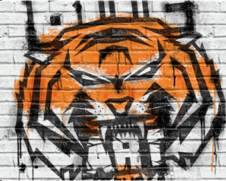 Detail Graffiti Macan Nomer 31