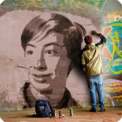 Detail Graffiti Make Face Nomer 40