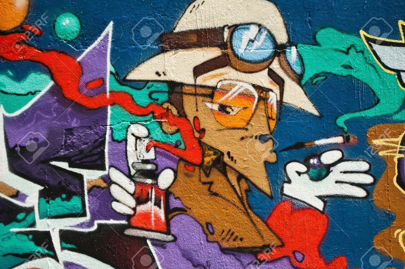 Detail Graffiti Man Character Nomer 29